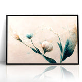 Dreamy Blossoms Abstract Floral Canvas | Elegant Wall Art