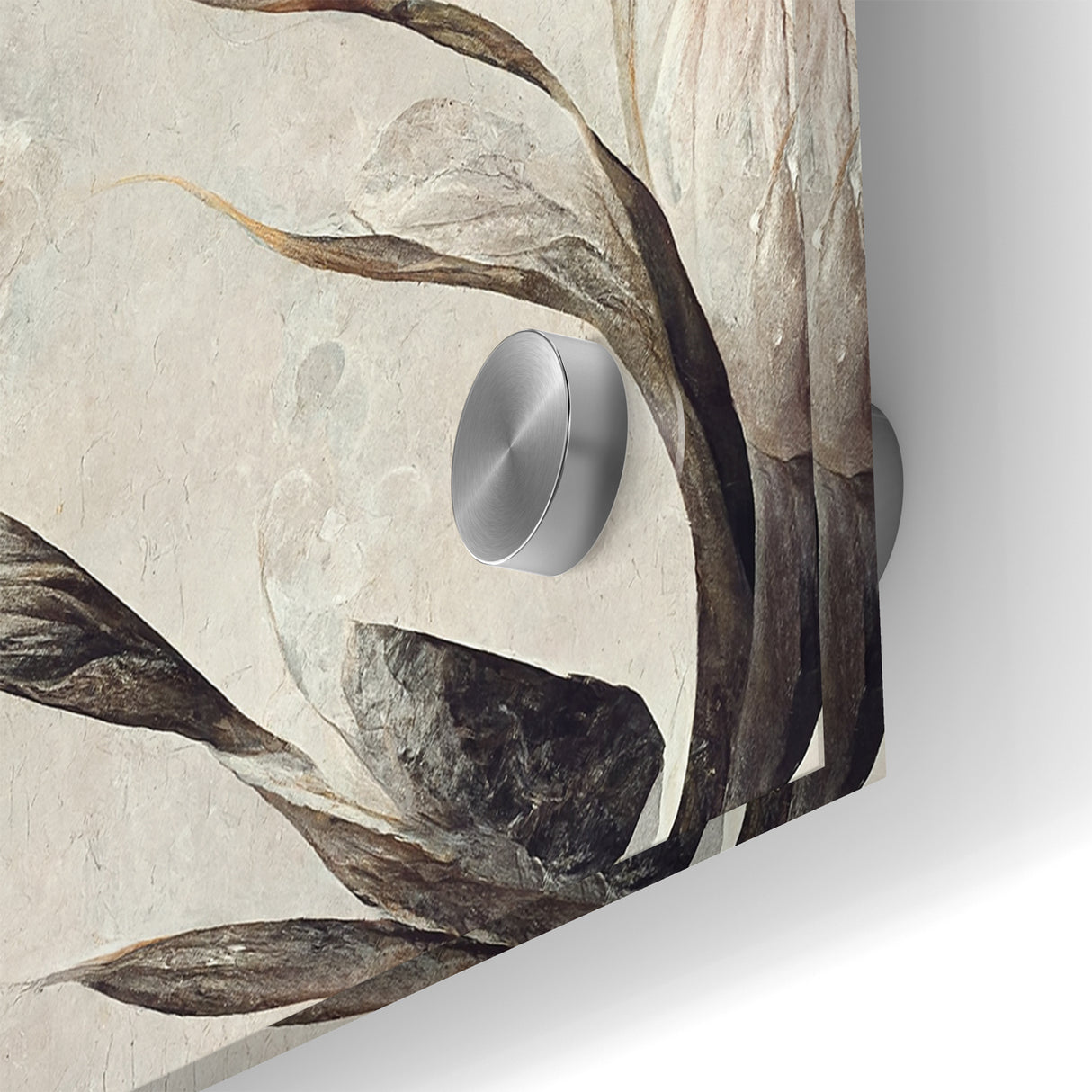 Graceful Bloom Abstract Floral Canvas | Modern Art Decor