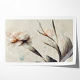 Graceful Bloom Abstract Floral Canvas | Modern Art Decor