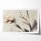Graceful Bloom Abstract Floral Canvas | Modern Art Decor