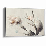 Graceful Bloom Abstract Floral Canvas | Modern Art Decor