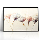 Serene Blooms Abstract Floral Canvas | Contemporary Wall Art
