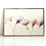 Serene Blooms Abstract Floral Canvas | Contemporary Wall Art