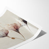 Serene Blooms Abstract Floral Canvas | Contemporary Wall Art