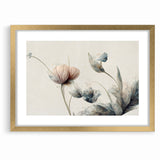 Tranquil Blooms Abstract Floral Canvas | Elegant Wall Art
