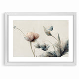 Tranquil Blooms Abstract Floral Canvas | Elegant Wall Art