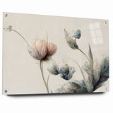 Tranquil Blooms Abstract Floral Canvas | Elegant Wall Art
