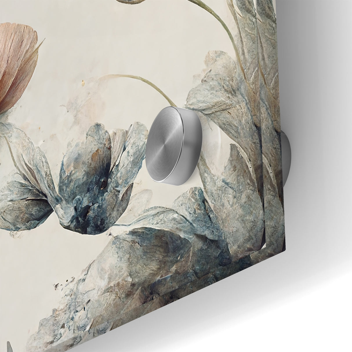 Tranquil Blooms Abstract Floral Canvas | Elegant Wall Art