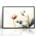 Tranquil Blooms Abstract Floral Canvas | Elegant Wall Art