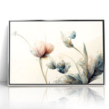 Tranquil Blooms Abstract Floral Canvas | Elegant Wall Art