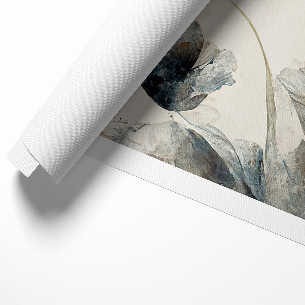 Tranquil Blooms Abstract Floral Canvas | Elegant Wall Art
