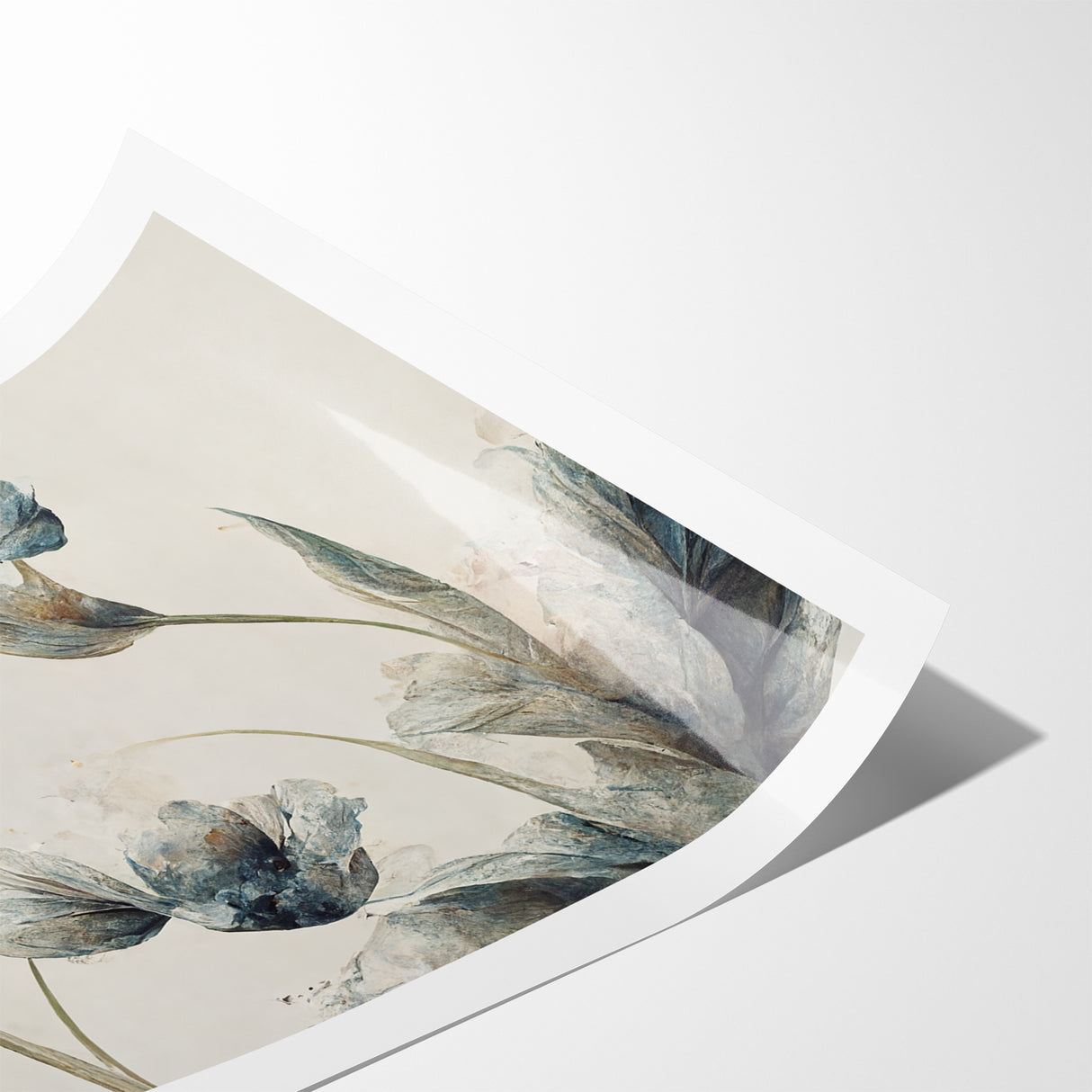 Tranquil Blooms Abstract Floral Canvas | Elegant Wall Art