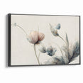 Tranquil Blooms Abstract Floral Canvas | Elegant Wall Art