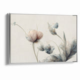 Tranquil Blooms Abstract Floral Canvas | Elegant Wall Art