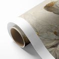 Golden Glow Abstract Floral Canvas | Modern Wall Art