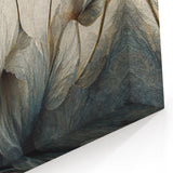 Midnight Blooms Abstract Floral Canvas | Elegant Wall Art