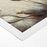Golden Petals Abstract Floral Canvas | Contemporary Wall Art