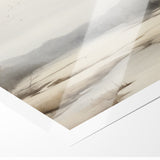 Modern Landscape Abstract: Serene Lake Scene on Canvas