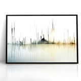 Modern Skyline Abstract Landscape Art for Contemporary Decor