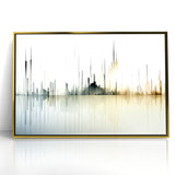 Modern Skyline Abstract Landscape Art for Contemporary Decor