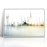 Modern Skyline Abstract Landscape Art for Contemporary Decor