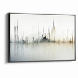 Modern Skyline Abstract Landscape Art for Contemporary Decor