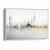 Modern Skyline Abstract Landscape Art for Contemporary Decor