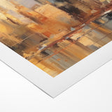 Modern Landscape Abstract - Vibrant Cityscape Reflection Wall Art