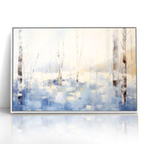 Abstract Nature Prints - Winter Forest Serenity Wall Art