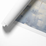 Abstract Nature Prints - Winter Forest Serenity Wall Art