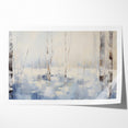Abstract Nature Prints - Winter Forest Serenity Wall Art