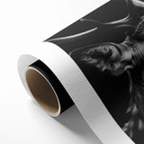 Majestic Antelope Wildlife Art - Stunning Black & White Antelope Canvas
