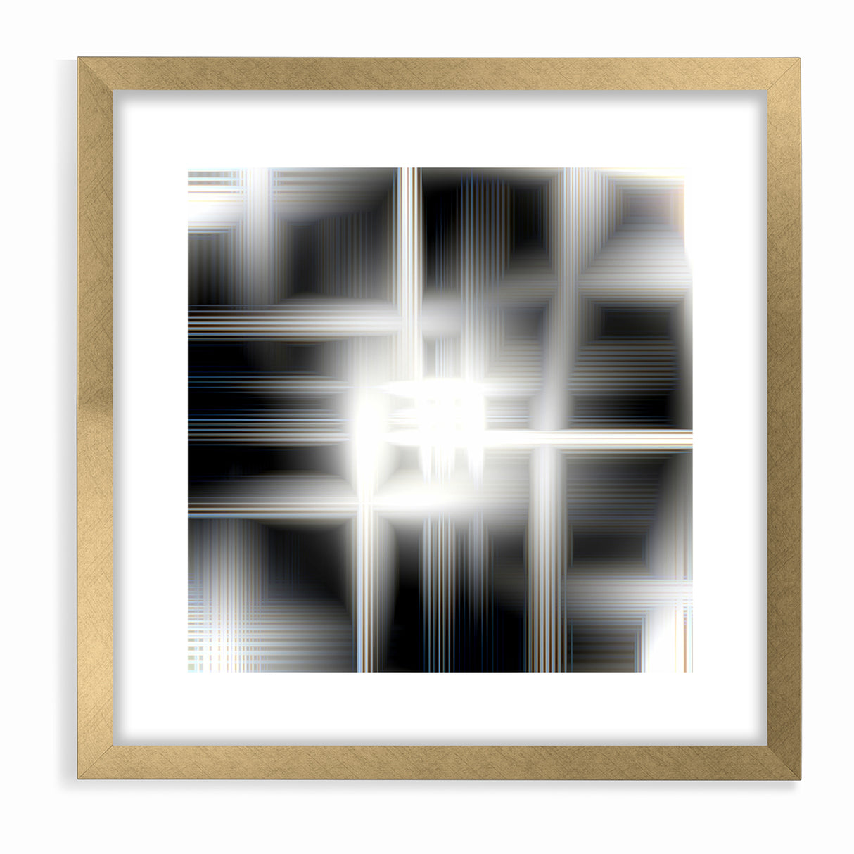 Elegant Black and White Abstract Art | Modern Monochrome Canvas Design