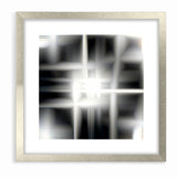 Elegant Black and White Abstract Art | Modern Monochrome Canvas Design