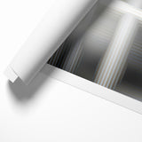 Elegant Black and White Abstract Art | Modern Monochrome Canvas Design