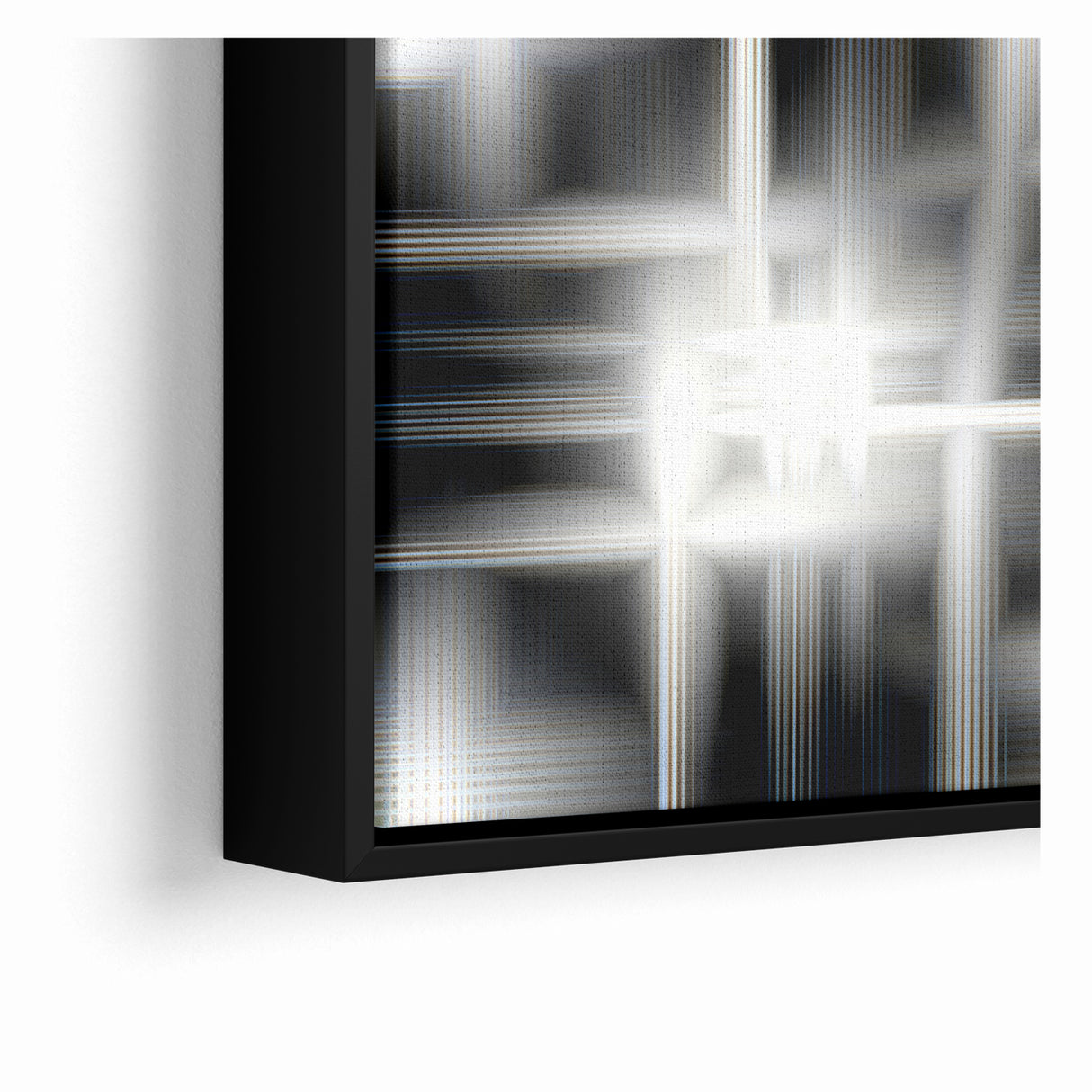 Elegant Black and White Abstract Art | Modern Monochrome Canvas Design