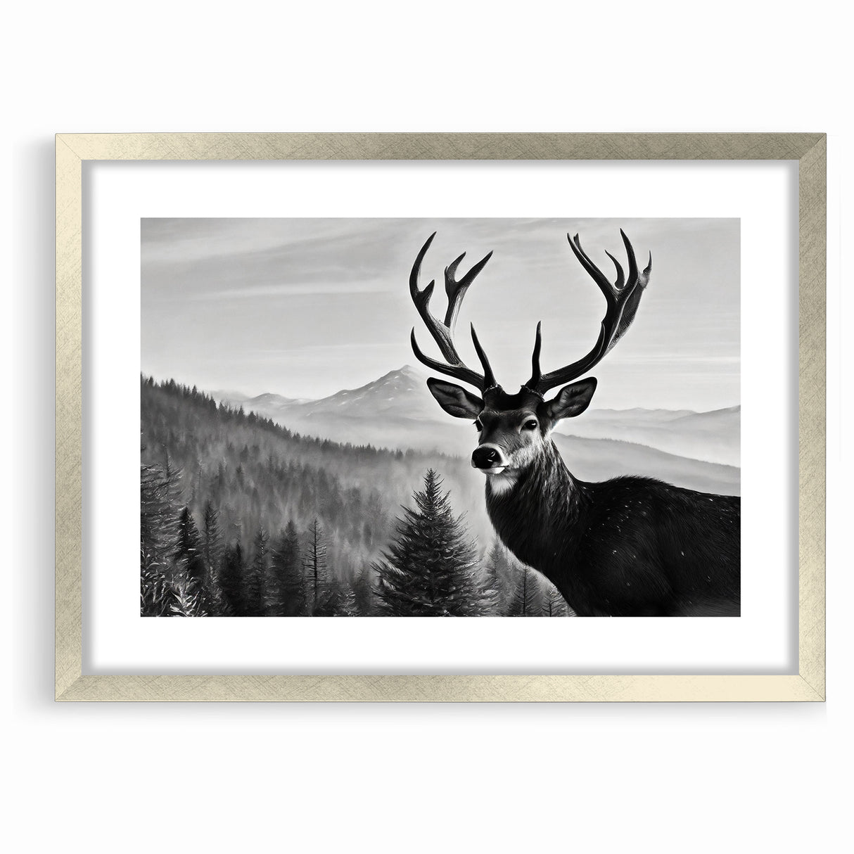 Graceful Antelope Wildlife Art - Majestic Antelope Canvas Print