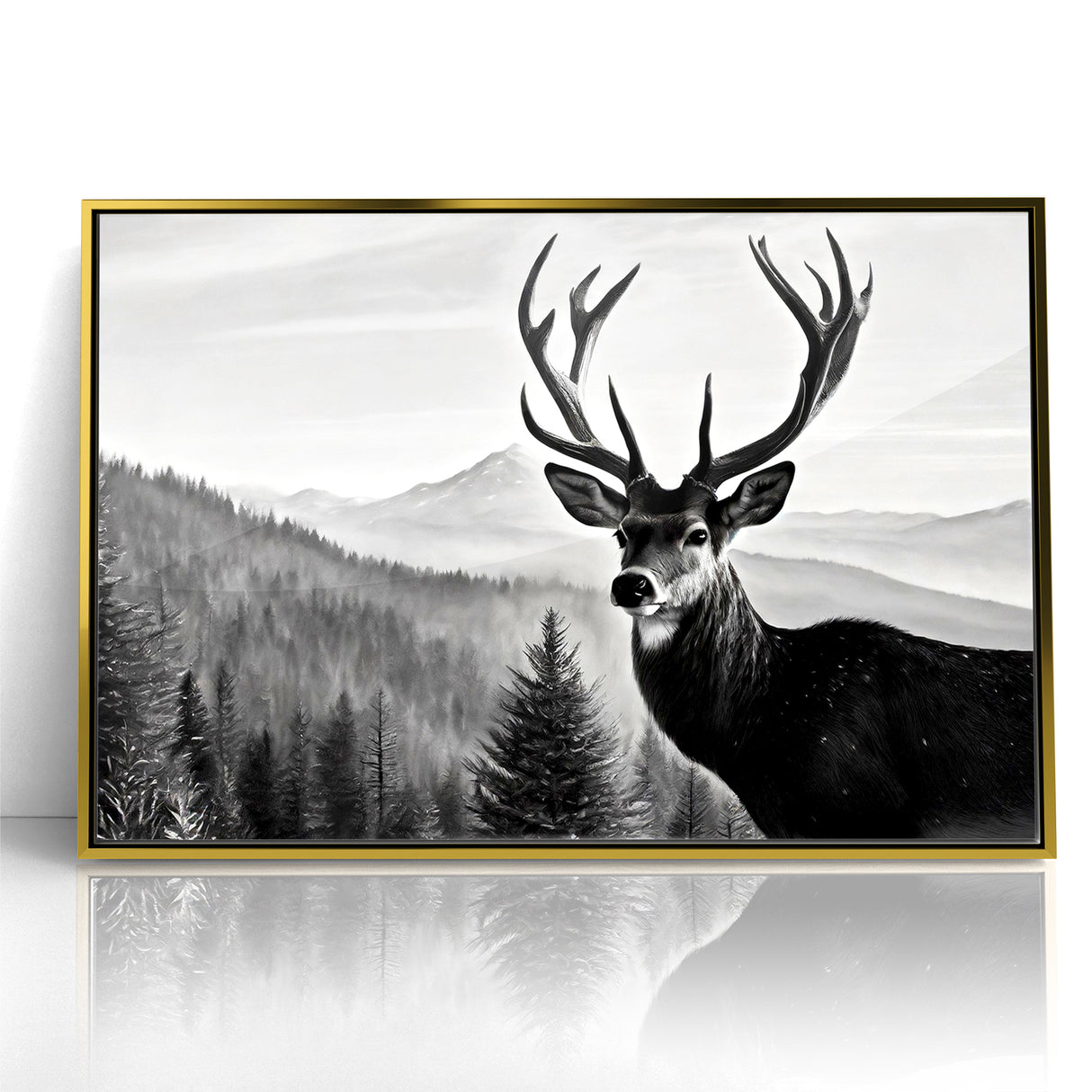 Graceful Antelope Wildlife Art - Majestic Antelope Canvas Print