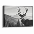 Graceful Antelope Wildlife Art - Majestic Antelope Canvas Print