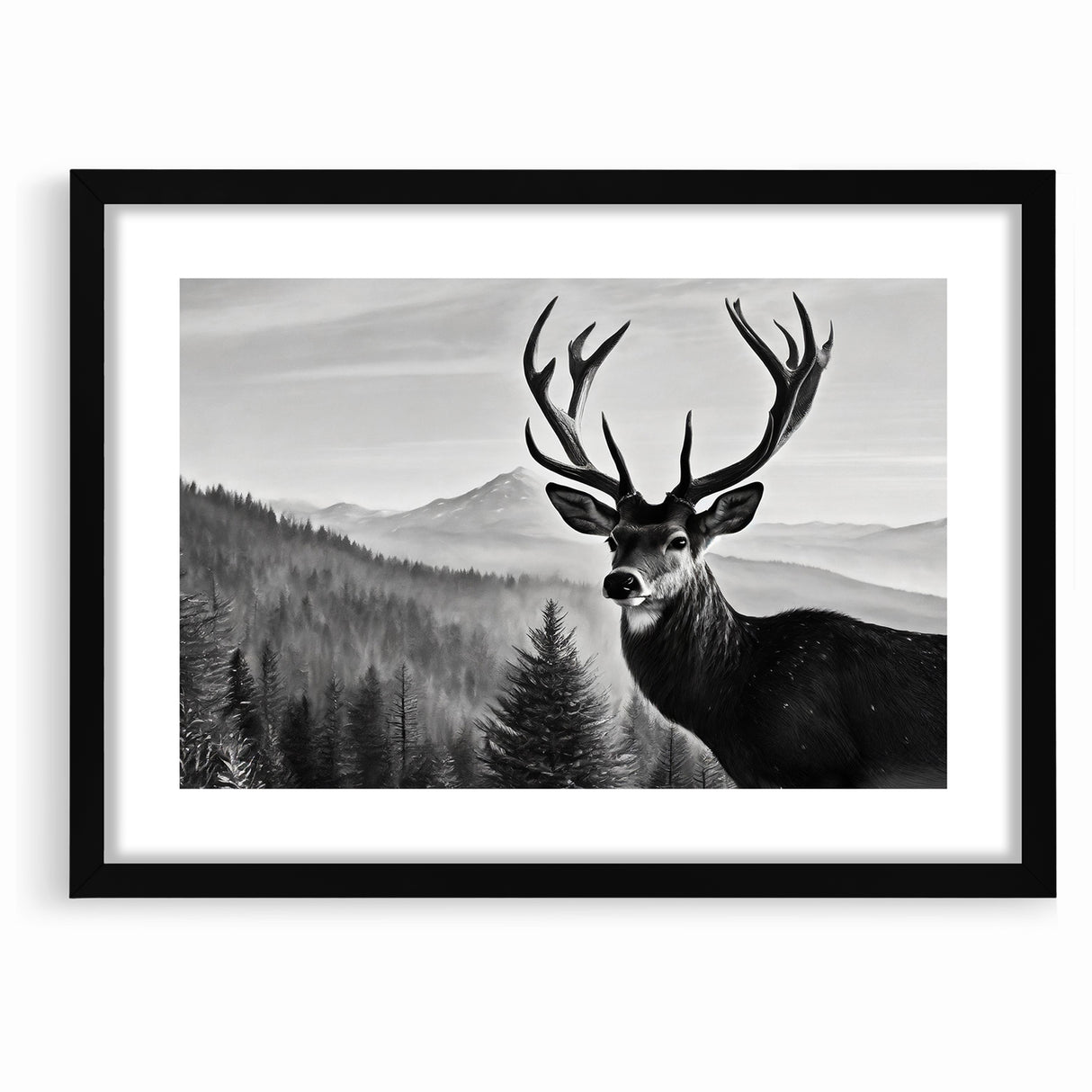 Graceful Antelope Wildlife Art - Majestic Antelope Canvas Print