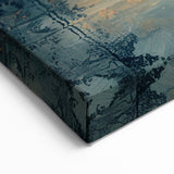 Abstract Nature Prints - Moonlit Lake Tranquility Wall Art