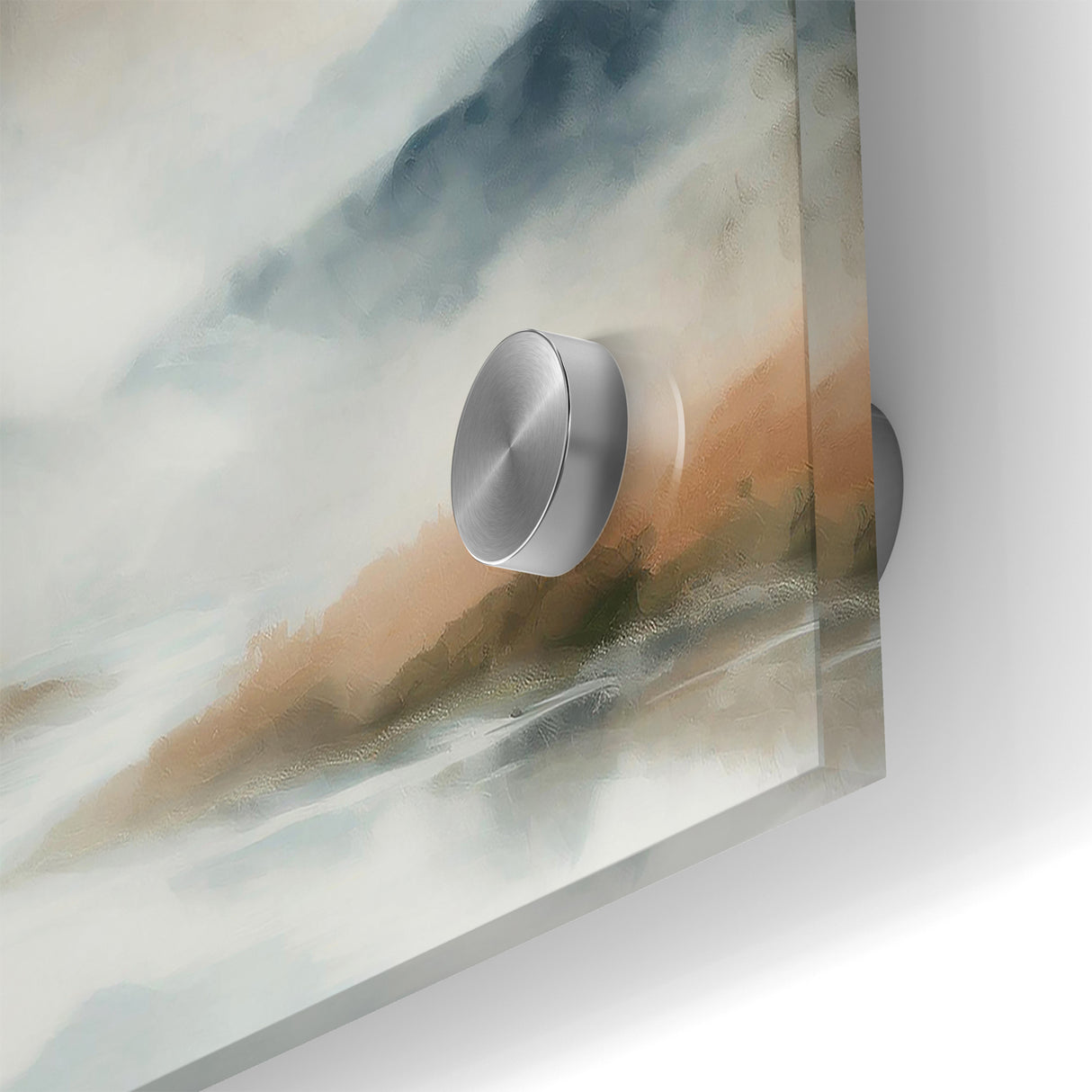 Abstract Nature Prints - Misty Mountain Serenity Wall Art