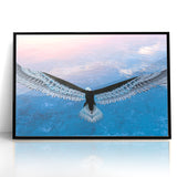 Stunning Birds of Prey Nature Art – Soaring Eagle Wall Decor Canvas