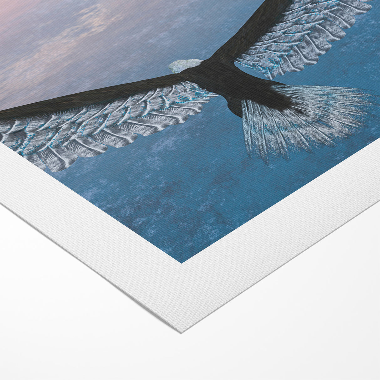 Stunning Birds of Prey Nature Art – Soaring Eagle Wall Decor Canvas
