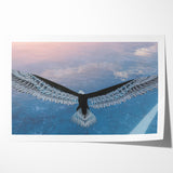 Stunning Birds of Prey Nature Art – Soaring Eagle Wall Decor Canvas