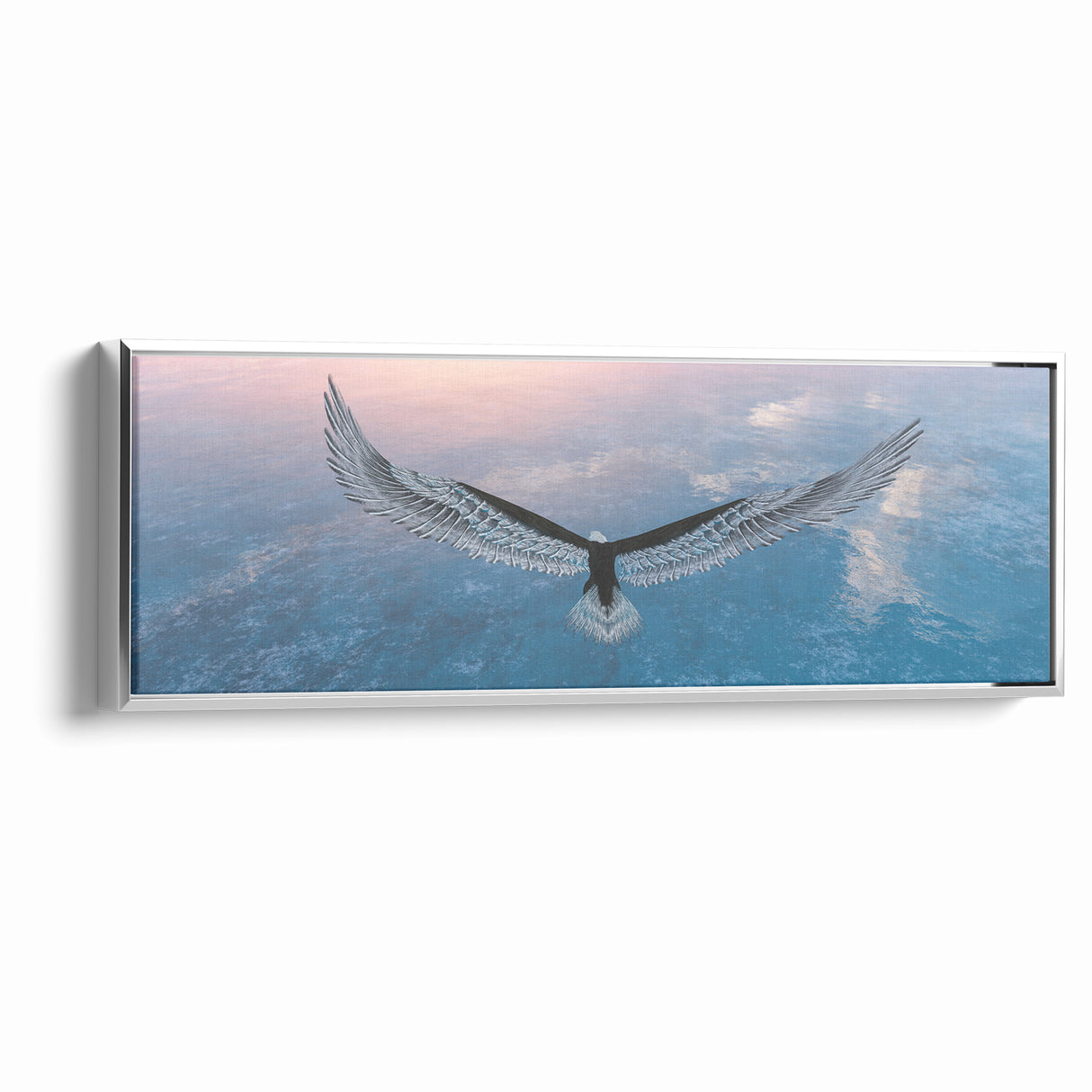 Stunning Birds of Prey Nature Art – Soaring Eagle Wall Decor Canvas