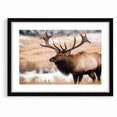 Graceful Antelope Wildlife Art - Elegant African Antelope Print Canvas