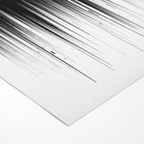 Minimalist Black and White Abstract Art | Drip Monochrome Canvas Design