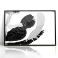 Textured Black and White Abstract Art | Monochrome Canvas Design
