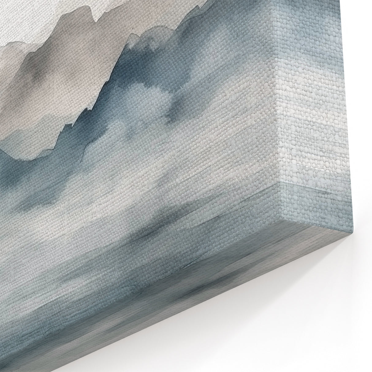 Modern Landscape Abstract Art - Tranquil Mountain Scenery Wall Decor